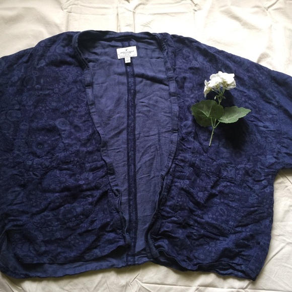 Navy American eagle kimono - Picture 1 of 3