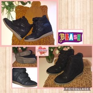 Brash- Size8 wedge sneakers.