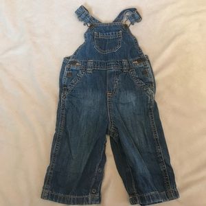6-12 month old navy overalls