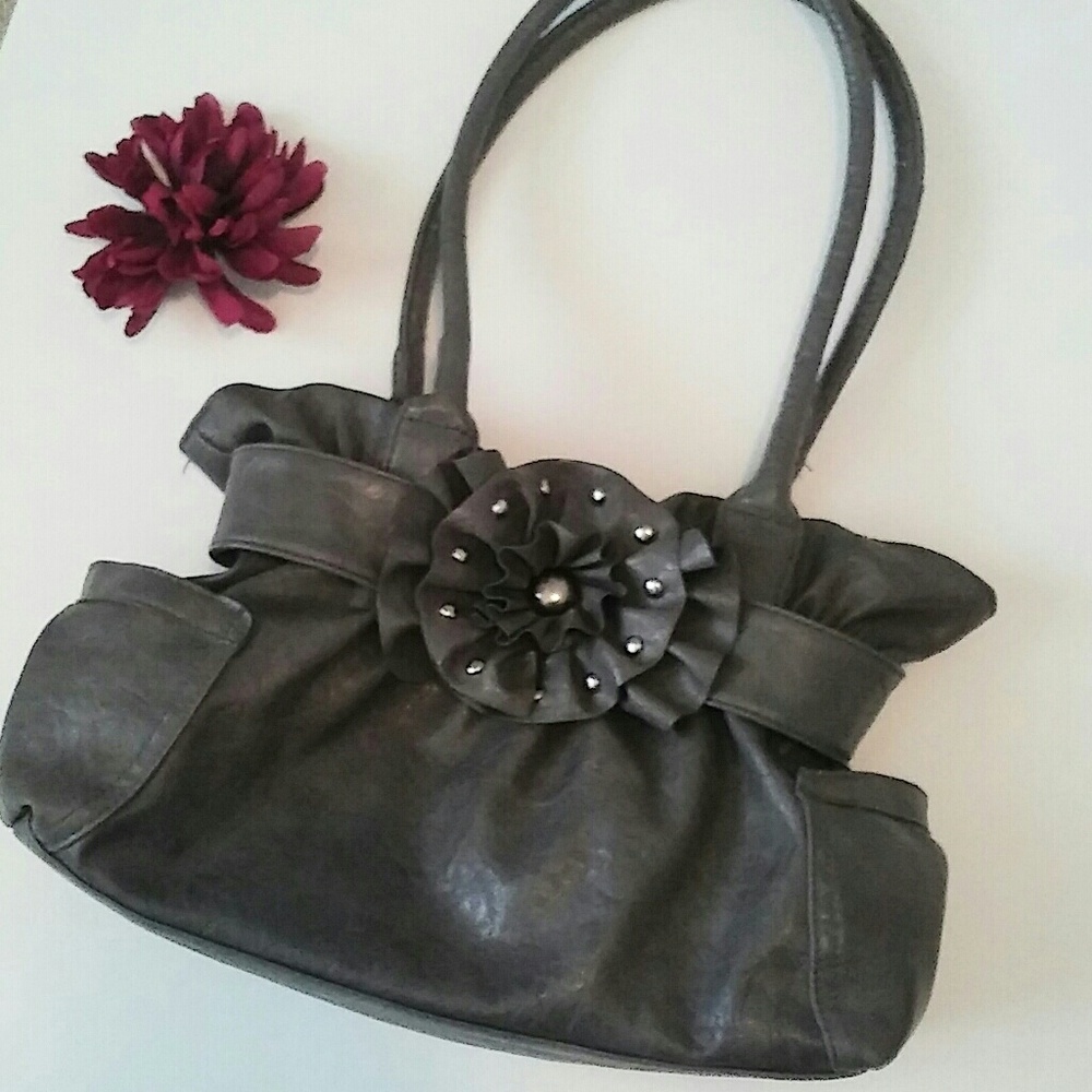 Cute flower shoulder purse