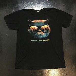 "Don't Be A Pussy" Vans Shirt