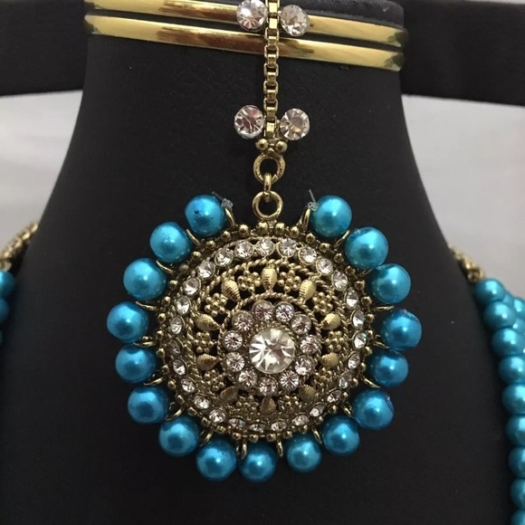 NWOT pearl layer Mughal jewelry set final price!! - Picture 7 of 8