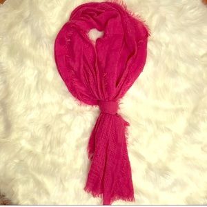 Pink scarf