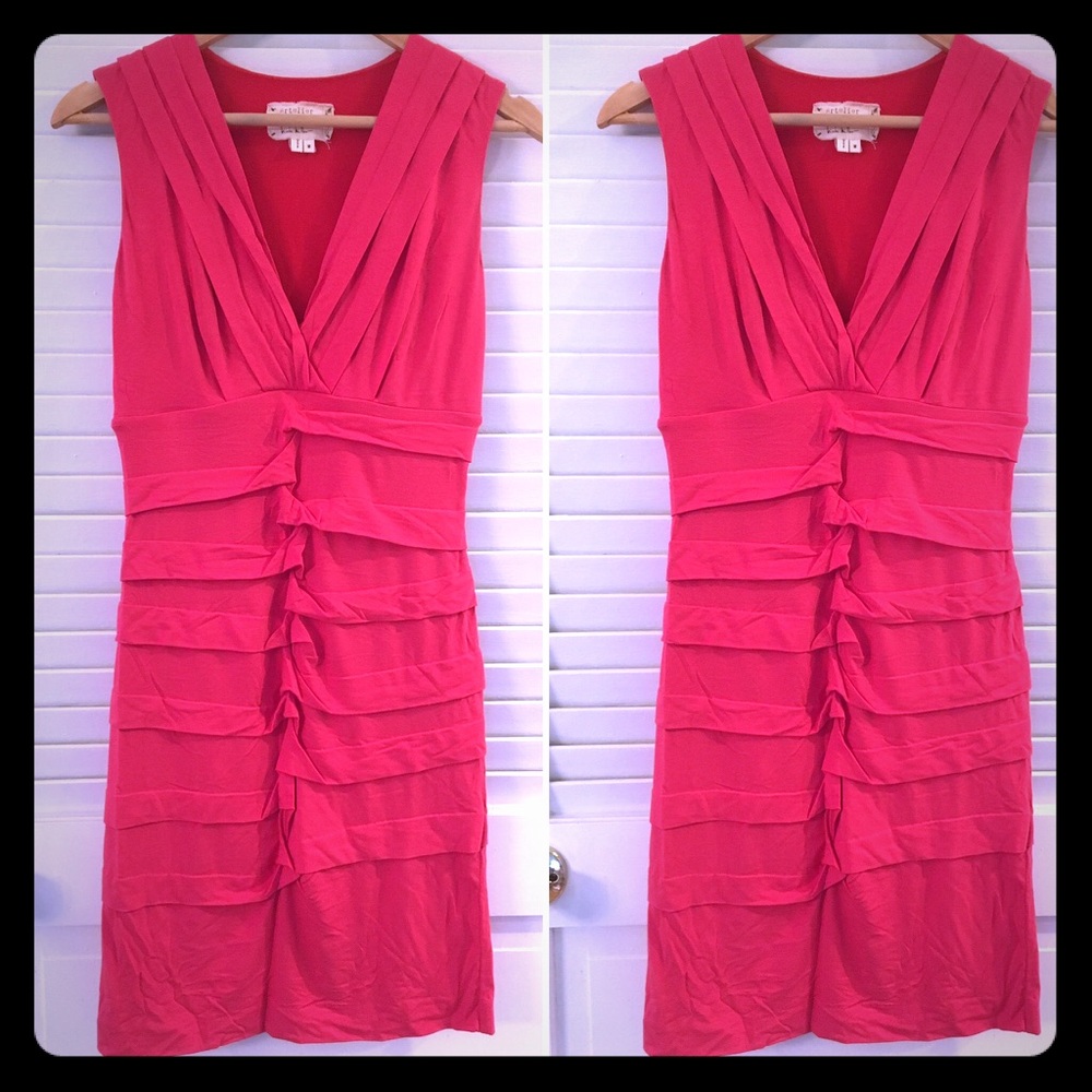 Nicole Miller Atelier - red cocktail dress 💃🏻🔥