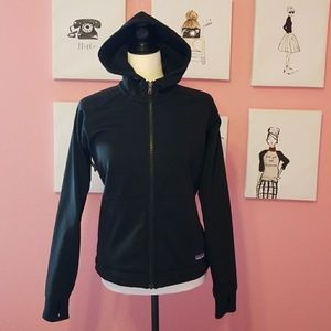 PATAGONIA women's black zip up jacket size S. PATAGONIA women's black zip up jacket size S.