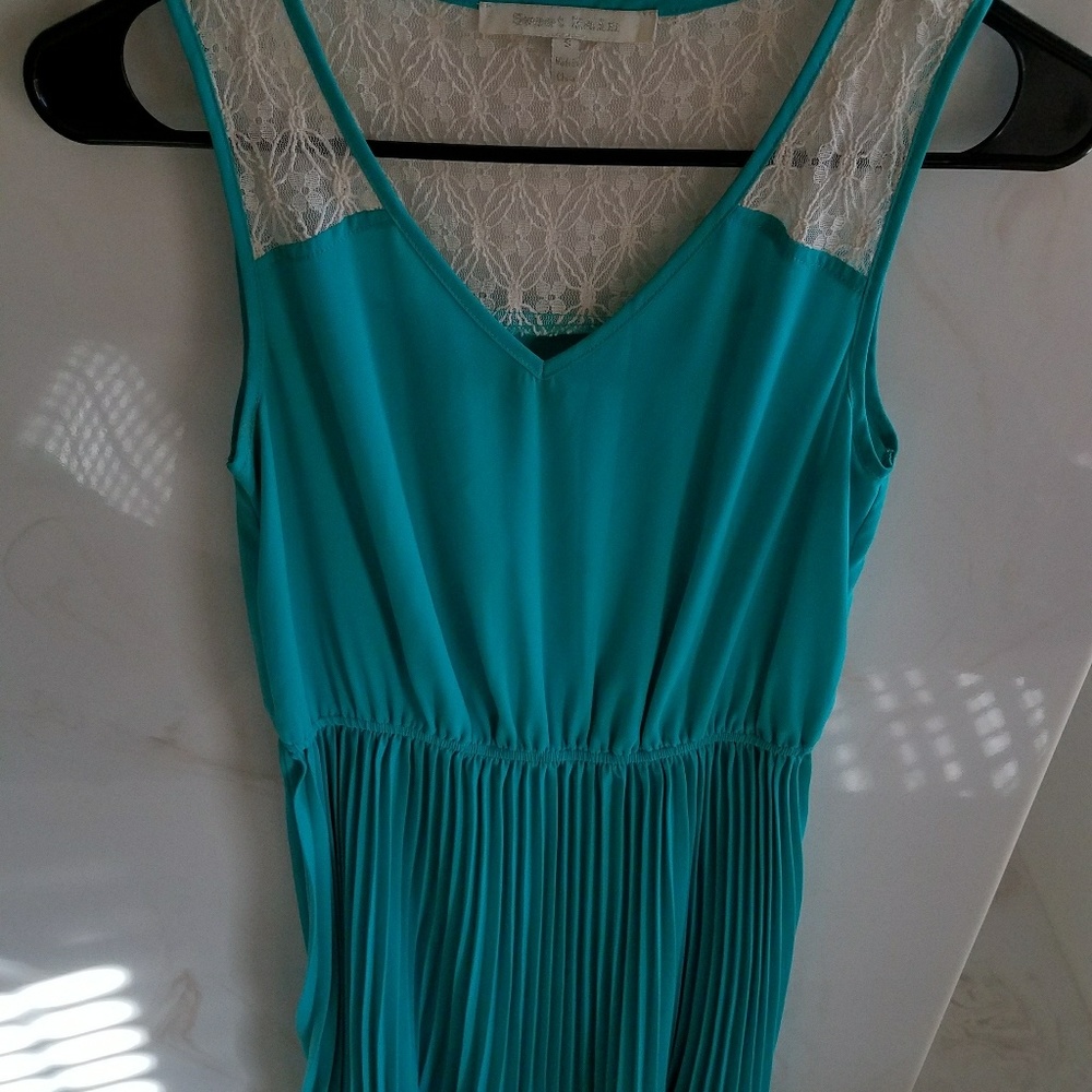 Sweet Rain Aqua blue dress