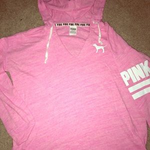 VS PINK ✨ Hooded lightweight sweater