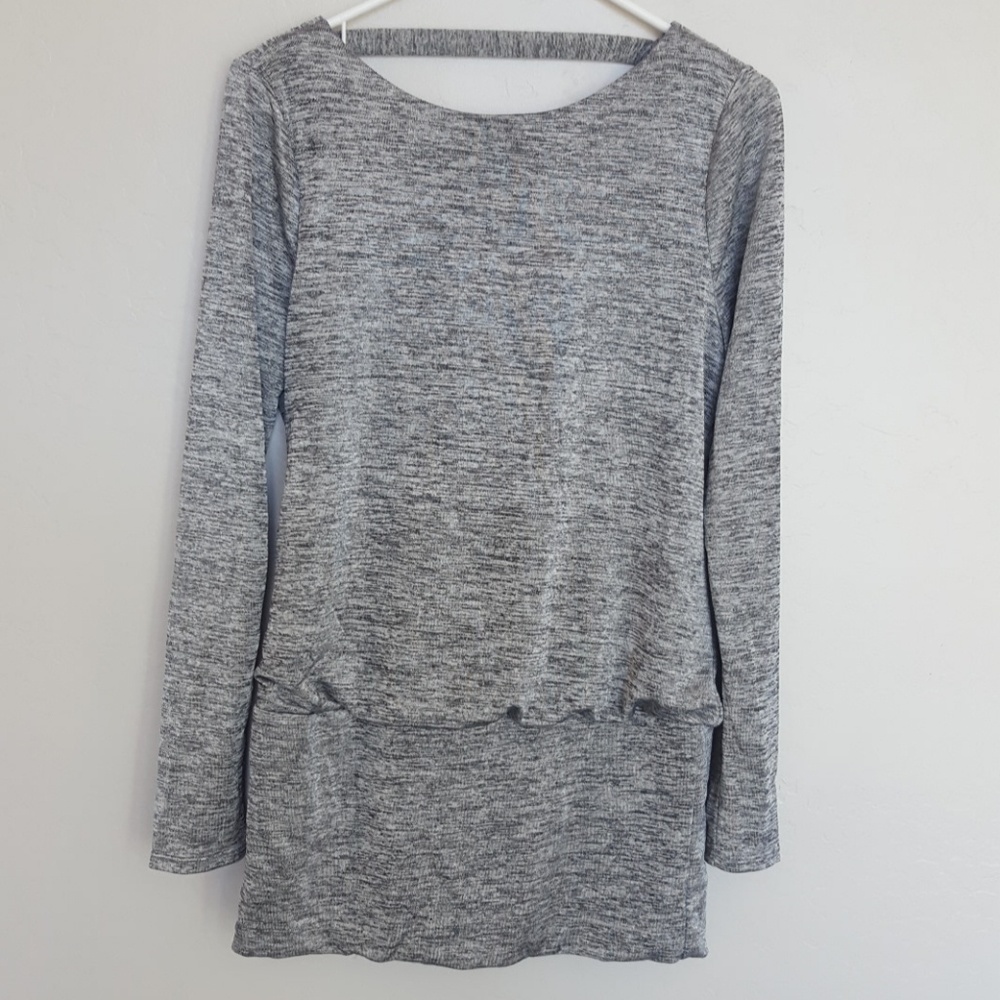 White House Black Market Silver Tunic, XS