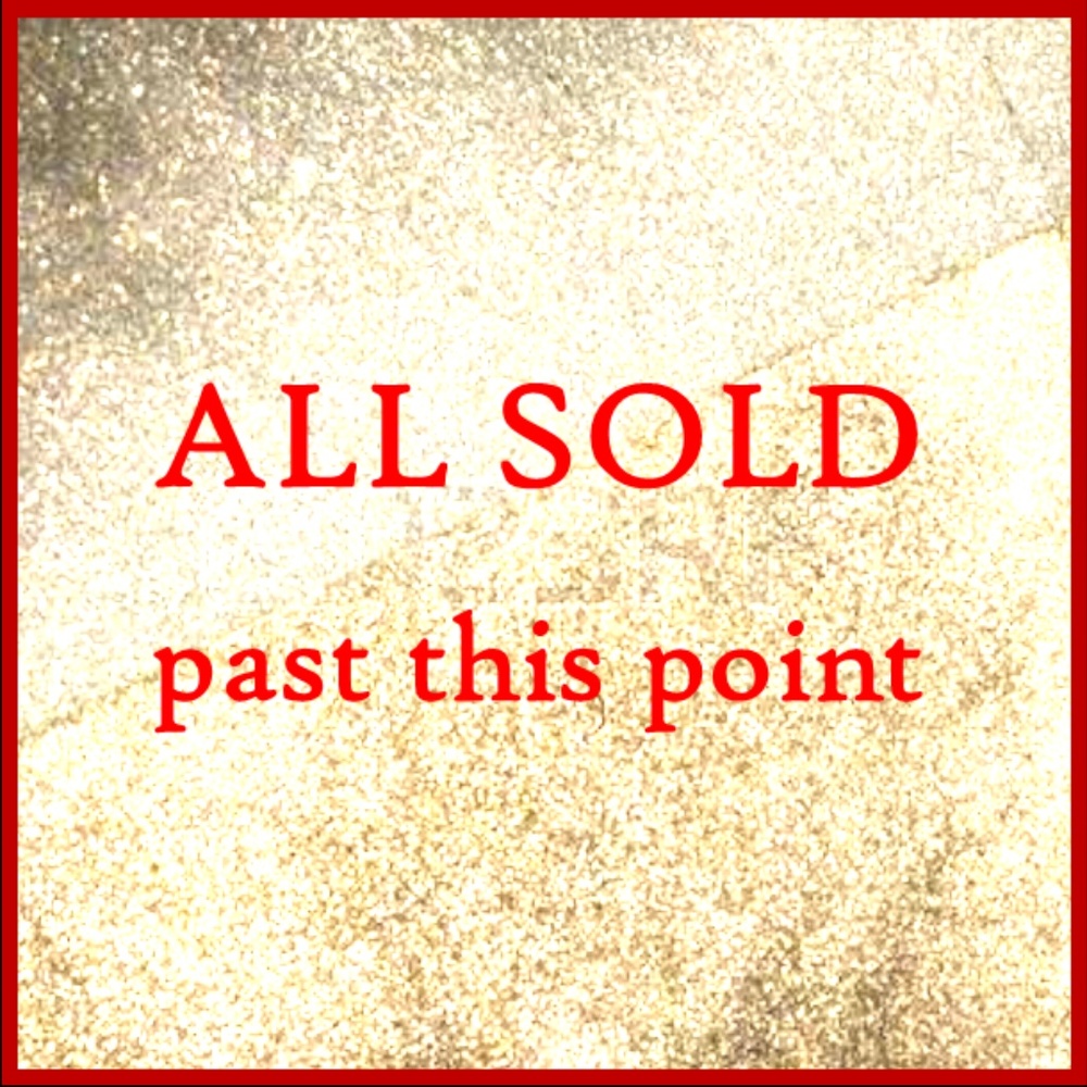 Items past this point have sold