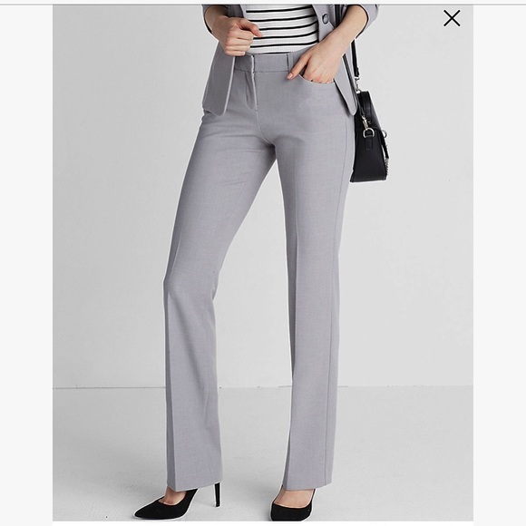 Banana Republic Pants - Gray Straight Fit Banana Republic Pants Pinstripes
