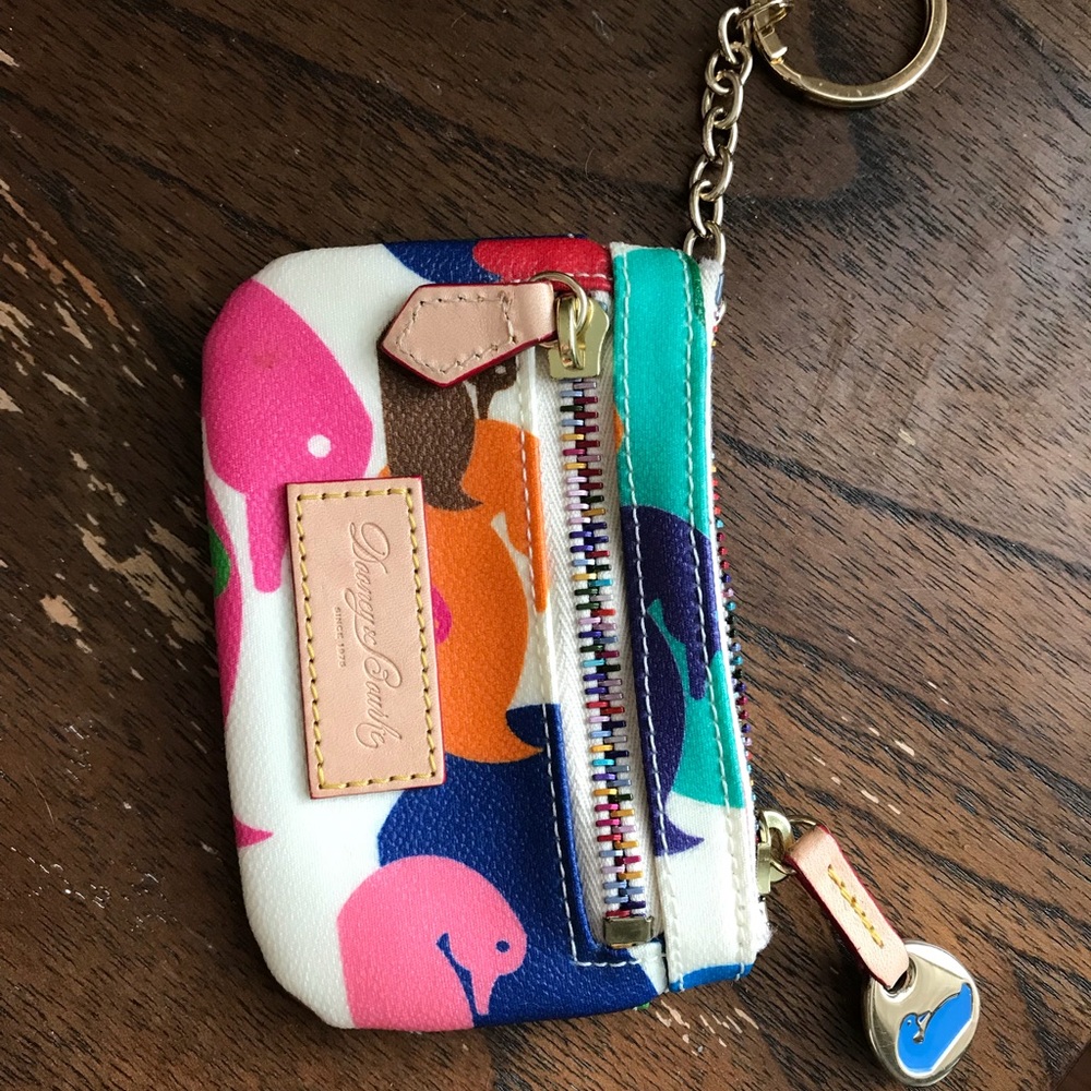 Dooney & Bourke change purse key chain