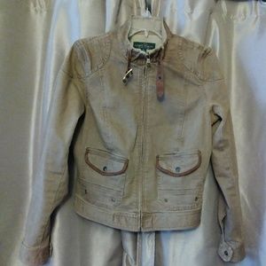 Vintage brown denim jacket