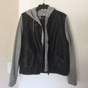 Leather Jacket/Hoodie Zip Up