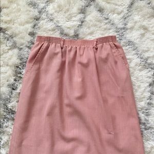 Vintage Elastic High Waist Skirt