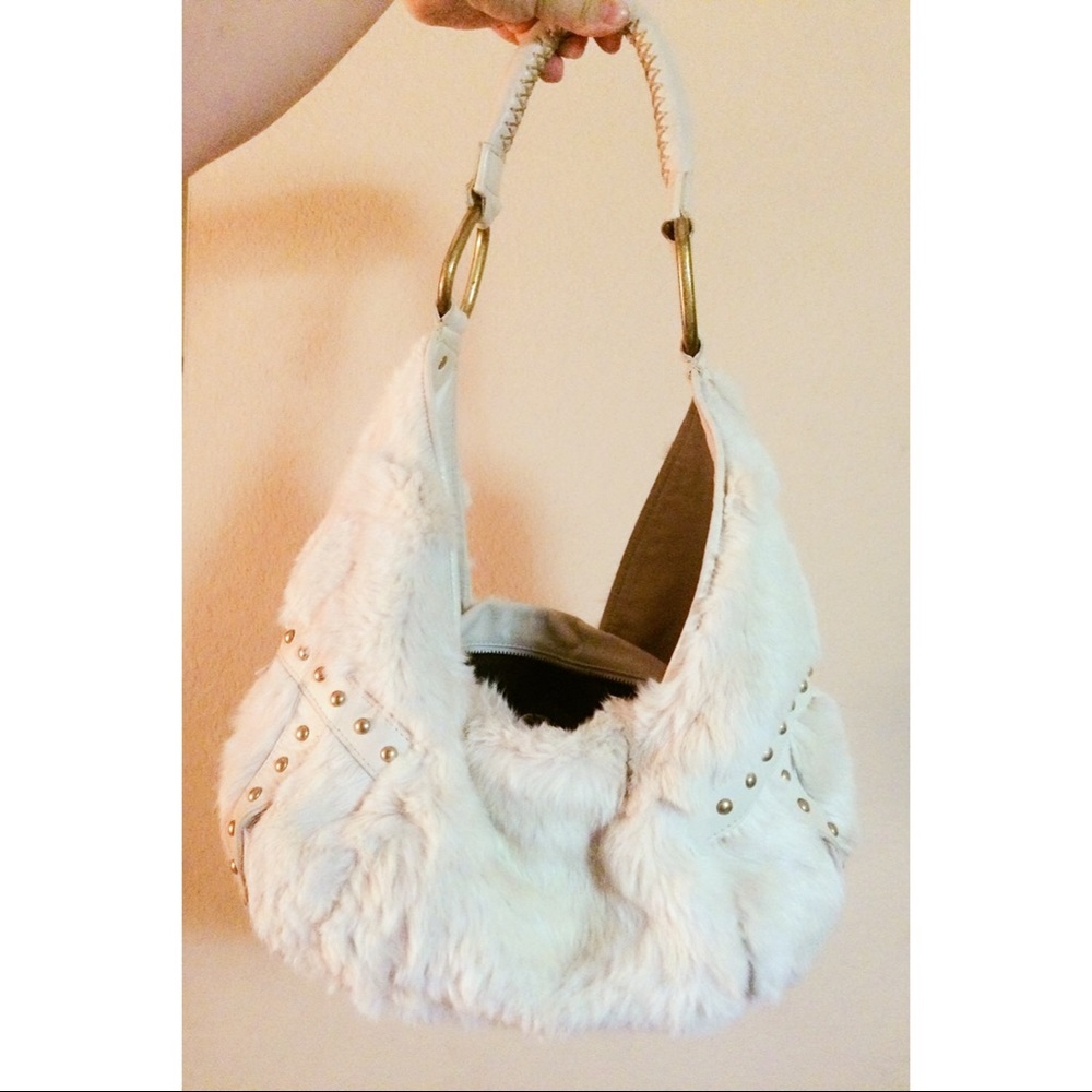 Kenneth Cole fur bag