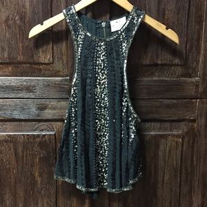 Urban Outfitters Sequin Crop Urban Outfitters Sequin Crop