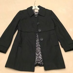 Black pea coat
