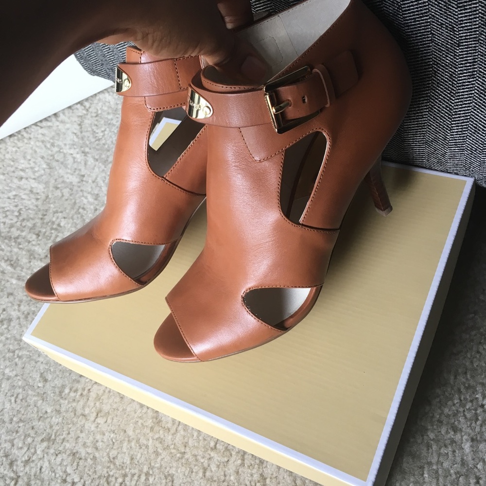 Brown booties