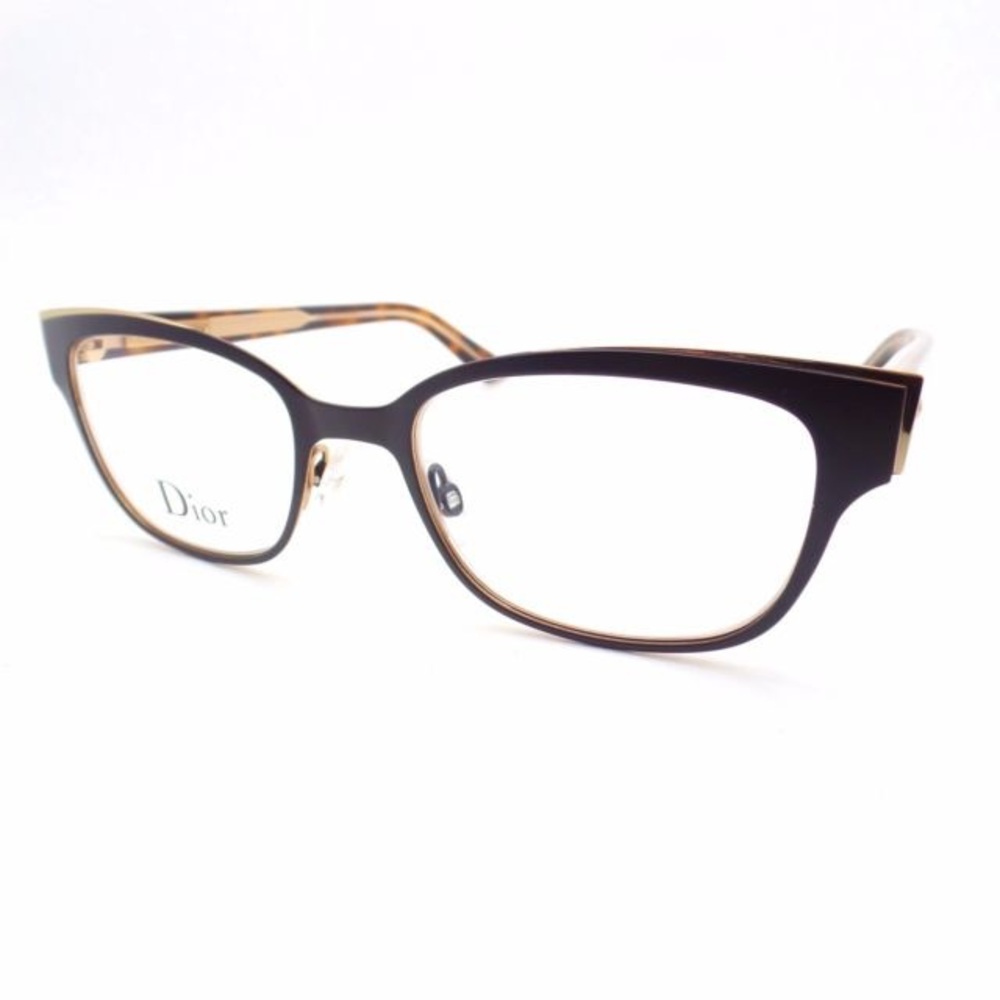 Dior Montaigne 12   Black Gold eyeglasses