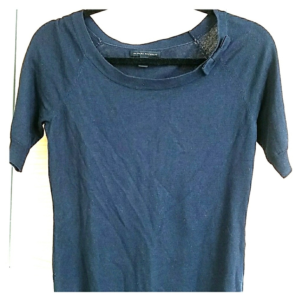 *LAST CHANCE* Banana Republic navy work sweater shirt