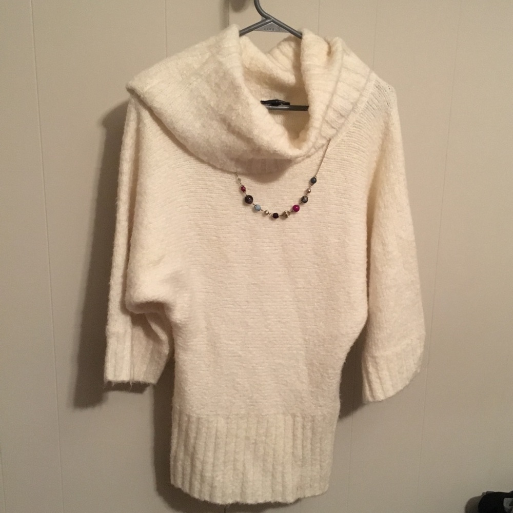 BEBE Wool Creme Sweater