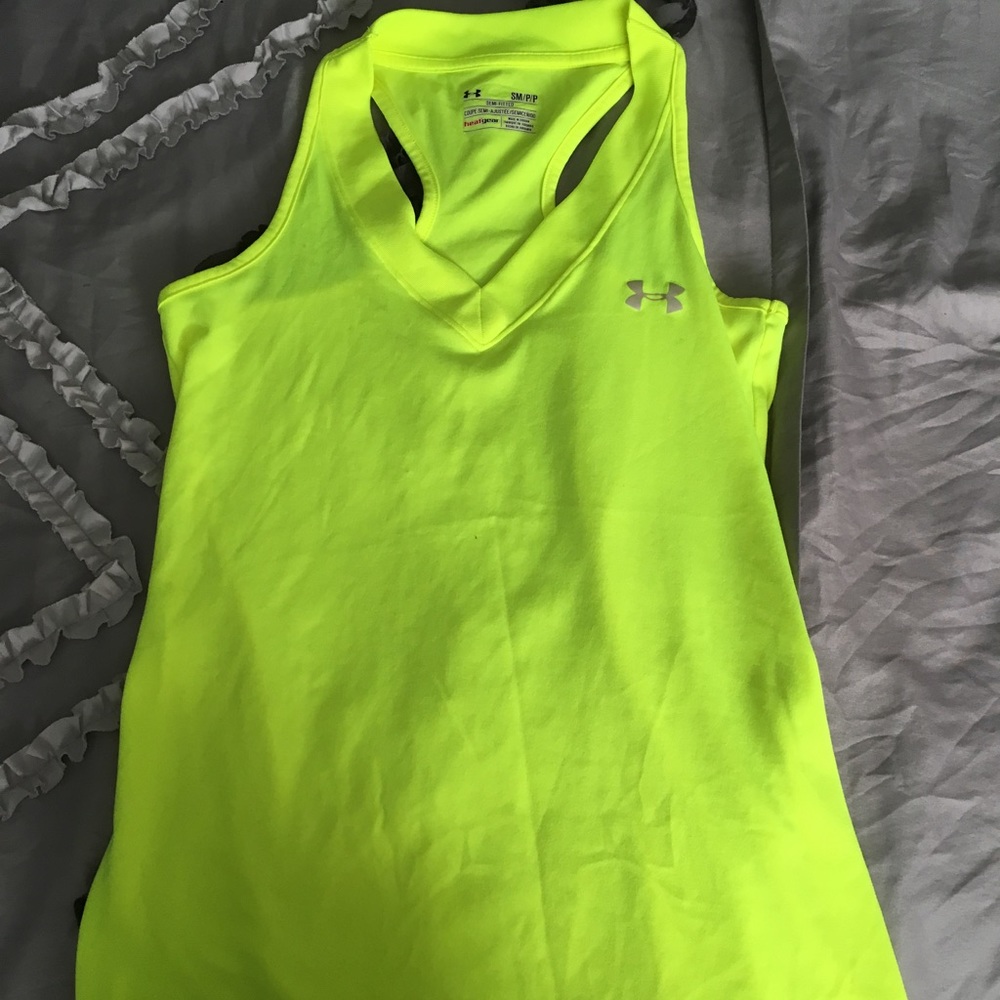 Neon under armor tank