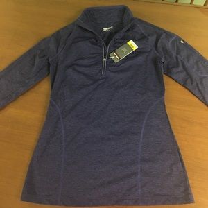 Quarter zip small workout pullover