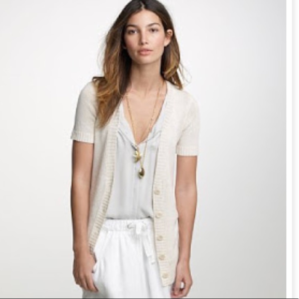 J.Crew Classic Linen Cardigan