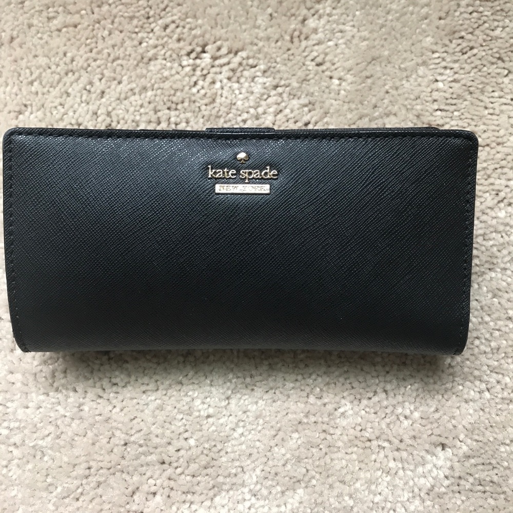 Kate Spade black wallet