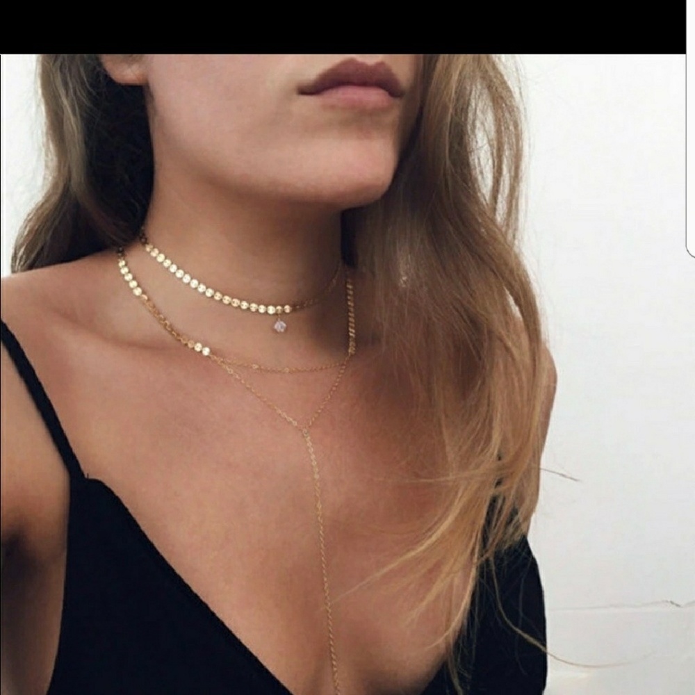 🔥Layered boho drop necklace🔥