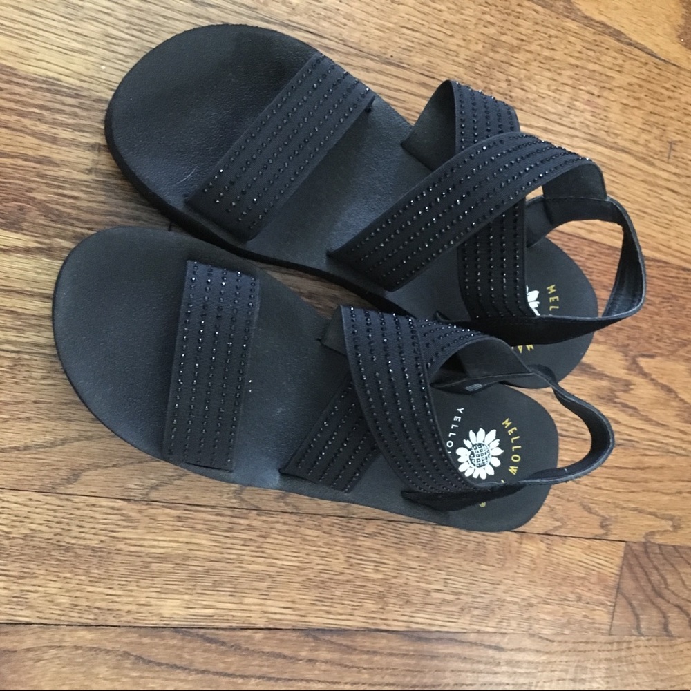 Yellow Box Sandals (mellow mat aka yoga mat) sz 7