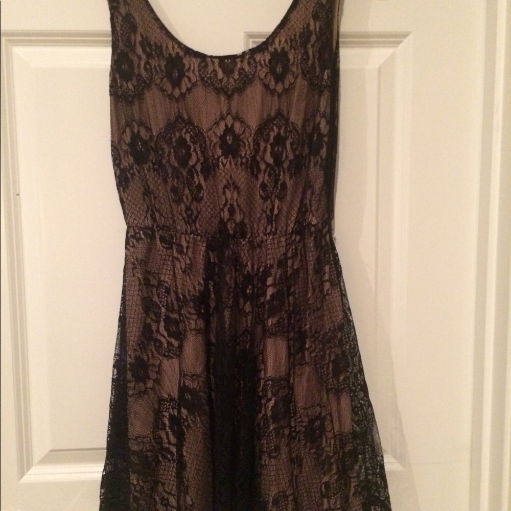 Little black lacy dress