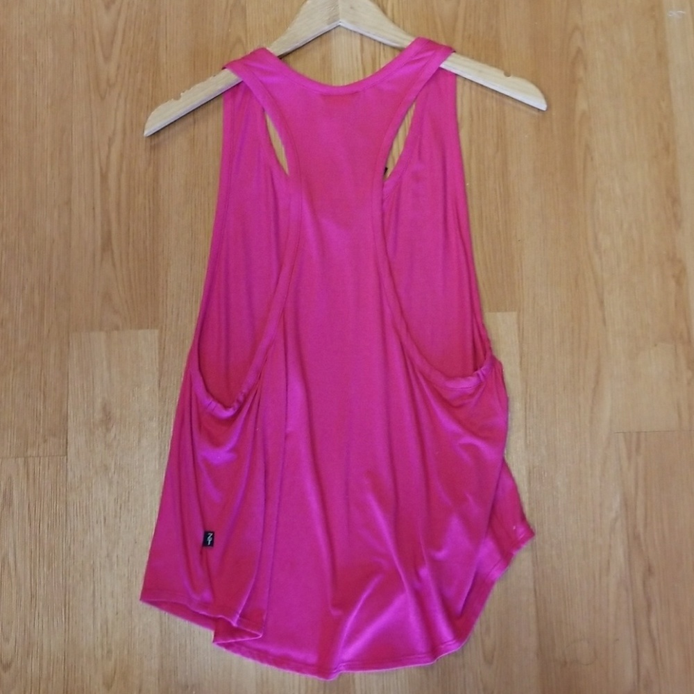 Hot Pink Racerback Active Tank - Picture 2 of 2