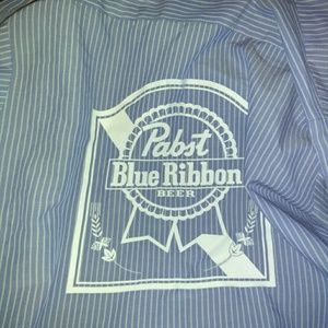 Mens pabst blue ribbon shirt