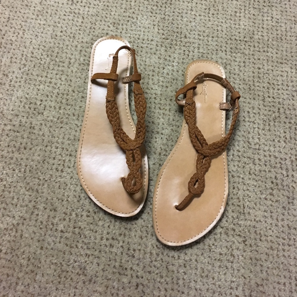 Tan sandals