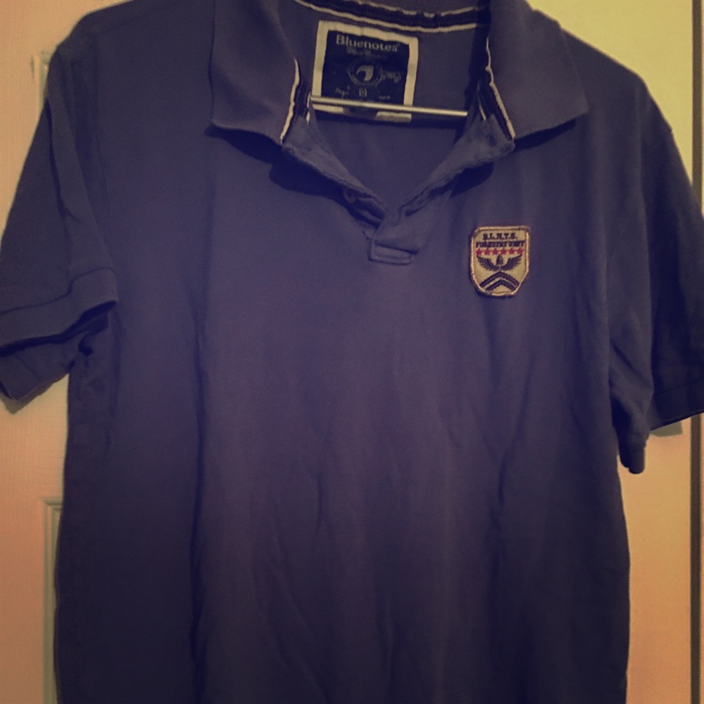 Men’s small purple polo shirt VGUC