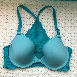 B.Tempt’d Turquoise Lace Bra