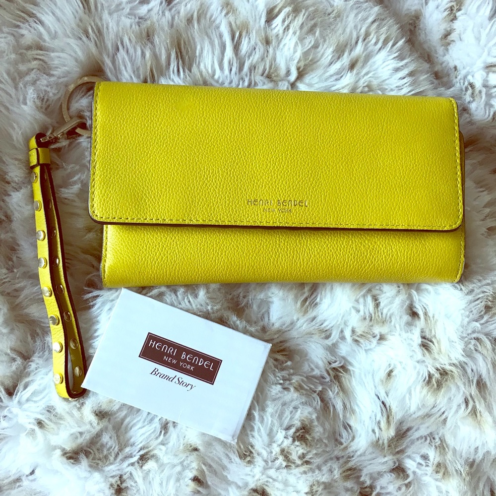 Henri bendel uptown studded wallet and organizer