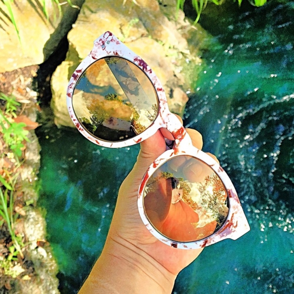 "Sarah" High Fashion Marble Sunnies
