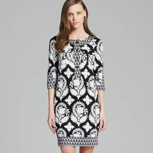 Diane Von Furstenberg Black and White Mini Dress