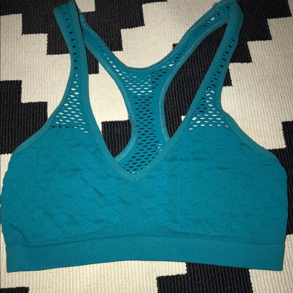 FREE PEOPLE Turquoise Racerback Bralette