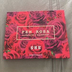 Fem Rosa Palette karrueche x colourpop