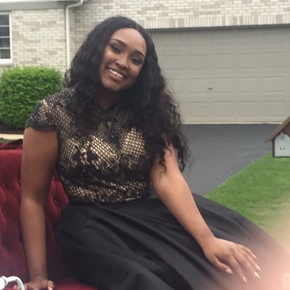 Beautiful Beaded Prom Dress - Picture 2 of 3