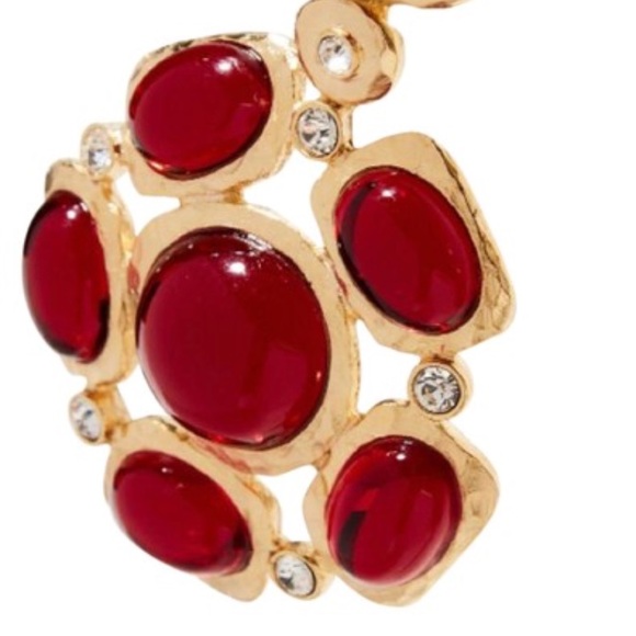 Kenneth Jay Lane Gold-tone crystal necklace - Picture 1 of 3