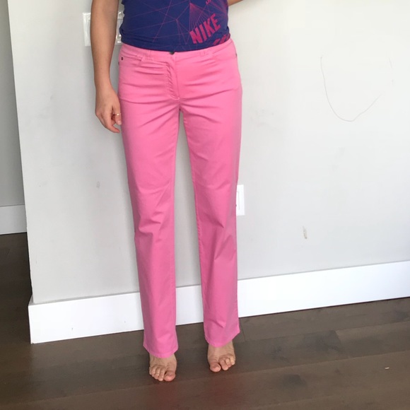 Light Pink Straight-Leg Jeans - Picture 4 of 6