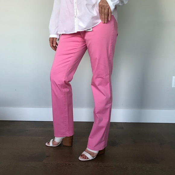 Light Pink Straight-Leg Jeans - Picture 3 of 6