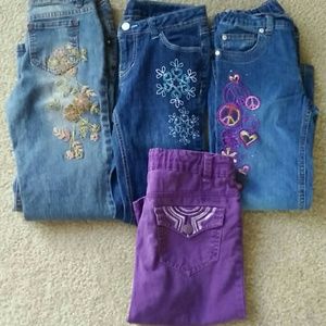 Lot of girls jeans size 8