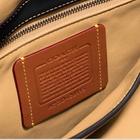 Coach Tea Rose appliqué saddle bag - Picture 4 of 6