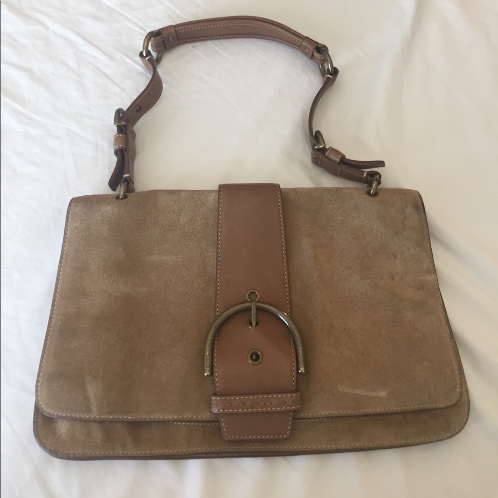 *SOLD* Coach Suede Purse