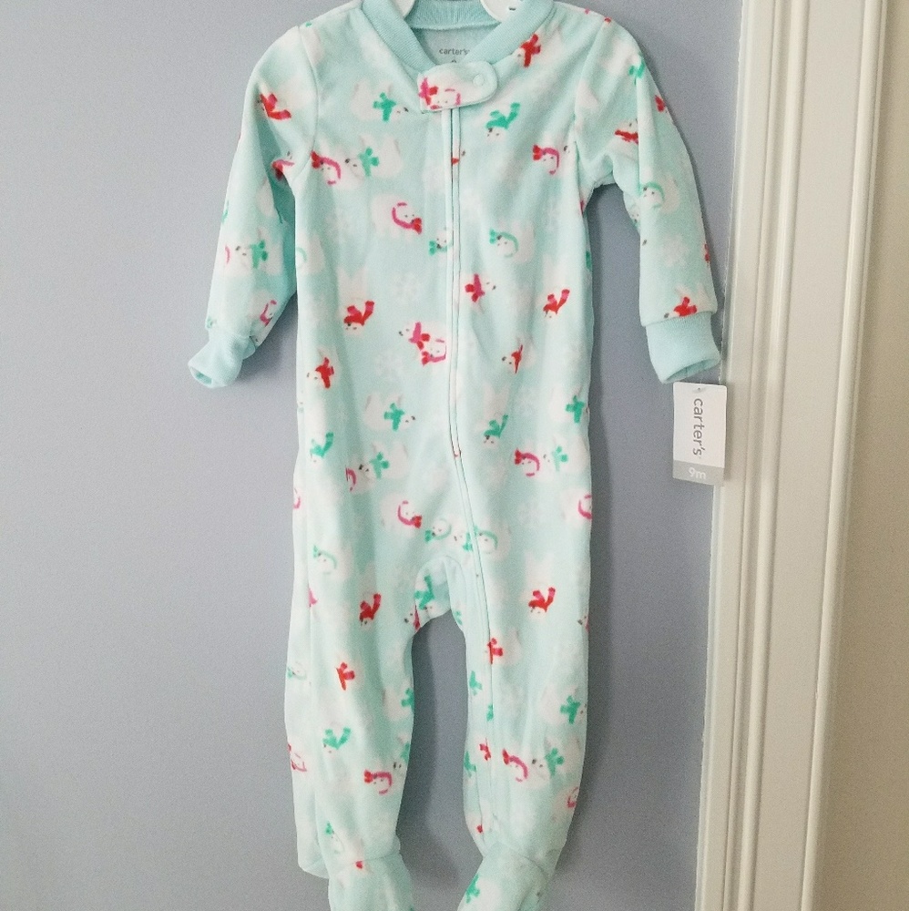 Carters Baby Fleece Footed Pajamas